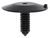 Hood Insulation Retainer, Black Polypropylene, for GM 20030401 (Qty: 4)