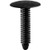 Interior Trim Panel Retainer - Black Nylon for Ford N804349-S (Qty: 3)