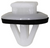 Moulding Clip, 15mm Head, 9mm Stem, for GM and Toyota (Qty: 4)