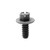 Slotted Hex Washer Head License Plate Screw, #14 X 5/8"  for Ford (Qty: 6)