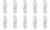 Box of 10 #2723 Bulbs 12V, 2.28W, W2x4.6d 0.19A T1.5