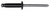 Split-Type Rivet, 3/16" Shank, 3/8" Flange, for GM 10125439 (Qty: 4)