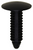 Shield Panel Retainer, 11/16" Head, Nylon, for GM, Ford, Chrysler (Qty: 6)