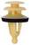 Trim Panel Retainer, Yellow Nylon, for GM 22600612,22651066  (Qty: 6)