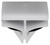 Rocker Panel Moulding Clip, 13/16" x 13/16" Head, for GM 11518357 (Qty: 3)