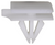 Rocker Moulding Clip, 12 x 20mm Top Head, 9mm Hole, for GM 10323057 (Qty: 3)