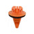 Orange Moulding Clip With Sealer, 17mm Head, for Toyota 75397-35010 (Qty: 4)