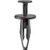 Fascia Retainer, Black, 15mm Head Diameter, for Chrysler, GM & Ford (Qty: 4)