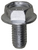 Hex Flange License Plate Screw M6-1.0 X 12mm, Class 10.9 (Qty: 8)