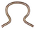 Door Handle Retaining Clip, Coppered Spring Steel, for GM (Qty: 100)