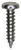 Tapping Screw #4 x 1/2", Slotted Pan Head, Zinc (Qty: 100)