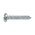 Tapping Screw #6 x 1", Slotted Pan Head, Zinc (Qty: 100)
