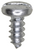 Tapping Screw #8 x 3/8", Slotted Pan Head, Zinc (Qty: 100)