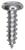 Tapping Screw #8 x 5/8" Slotted Pan Head, Zinc (Qty: 100)