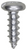 Tapping Screw #10 x 5/8", Slotted Pan Head, Zinc (Qty: 100)