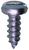 Tapping Screw #14 x 3/4", Slotted Pan Head, Zinc (Qty: 100)
