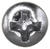 Tapping Screw, #8 x 1-1/2", Phillips Oval #6 Head, Chrome (Qty: 100)