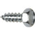 Tapping Screw #14 x 3/4", Indent 3/8" Hex Head, Zinc Chromate (Qty: 100)