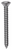 Tapping Screw #6 x 1-1/4", Phillips Oval Head, Chrome (Qty: 100)
