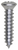 Tapping Screw #8 x 3/4", Phillips Oval #6 Head, Zinc (Qty: 100)