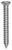 Tapping Screw #8 x 1-1/4", Phillips Oval #6 Head, Zinc (Qty:100)