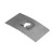 Flat Nut for #6-32 Screw, Size 1/2" x 7/8", Black Phosphate (Qty: 100)