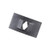 Flat Nut for 5/32 Stud, Size 7/16" x 3/4", Black Phosphate (Qty: 100)