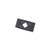 Flat Nut for 3/32 Stud, Size 7/32" x 7/16", Black Phosphate (Qty: 100)