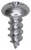 Tapping Screw #10 x 1/2", Phillips Round Head, Zinc (Qty: 100)