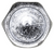 Tapping Screw #14 x 1-1/4", Indented 7/16" Hex Head, Zinc (Qty: 100)