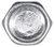 Tapping Screw #5/16 x 1", Indented 1/2" Hex Head, Zinc (Qty: 100)
