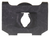 J Nut for #10 Screw, 0.027" to 0.045" Range, Phosphate (Qty: 100)