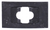 Flat Nut for 3/16" Stud, Size 3/8" x 5/8", Phosphate (Qty: 100)