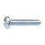 Machine Screw, #12-24 x 1/2", Slotted Round Head, Zinc (Qty: 100)