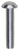 Machine Screw, #12-24 x 1", Slotted Round Head, Zinc (Qty: 100)