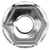 Washer Lock Nut 1/4"-20, 19/32" OD, 7/16" Hex (Qty: 100)