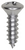 Tapping Screw #6 x 1/2", Phillips Oval Head, Chrome (Qty: 100)