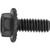 Spin Lock Bolt 1/4"-20 x 5/8" Hex Washer Head, Black Phosphate(Qty: 100)