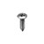Tapping Screw #6 x 3/8", Phillips Oval #4 Head, Chrome (Qty: 100)