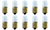 Box of 10 #1891 Lamp Auto Bulb Automotive Lightbulb