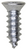 Tapping Screw #8 x 1/2", Phillips Flat #6 Head, Zinc (Qty: 100)