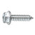 Tapping Screw #12 x 5/8", Indented Hex Washer Head, Zinc (Qty: 100)