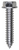 Tapping Screw 5/16 x 1-1/2", Indented Hex Washer Head, Zinc (Qty: 100)