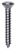 Tapping Screw #4 x 3/4", Phillips Oval Head, Chrome (Qty: 100)