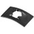 Flat Nut for 3/16" Stud, Size 3/8" x 5/8", Black Phosphate (Qty: 25)