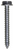 Tapping Screw #10 x 1-1/2", Slotted Hex Washer Head, Zinc (Qty: 100)