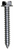 Tapping Screw #12 x 1-1/2", Slotted Hex Washer Head, Zinc (Qty: 100)