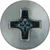 Tapping Screw #8 x 2-1/2", Phillips Oval Head, Zinc (Qty: 100)
