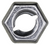 Thread Cutting Nut for 1/8" Stud, 1/4" Hex (Qty: 200)