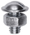License Plate Bolt & Nut 1/4"-20 x 1/2", Slotted Washer Head (Qty: 100)